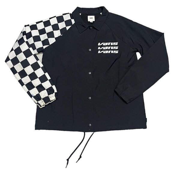 Vans Checkered Skate Lightweight Coaches Bomber Jacket - Womens XS - Picture 1 of 5